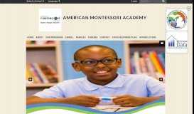 
							         American Montessori Academy: Home								  
							    