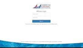 
							         American Sailing Association: Affiliate Portal								  
							    