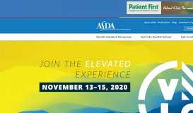 
							         American Student Dental Association | ASDA								  
							    