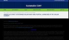 
							         AMERICA'S FIRST STATEWIDE SOLAR MAP AND PORTAL ...								  
							    