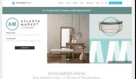 
							         AmericasMart Atlanta: Wholesale Gift, Home, Rug and Apparel Markets								  
							    