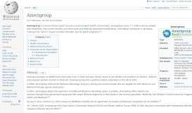 
							         Amerigroup - Wikipedia								  
							    