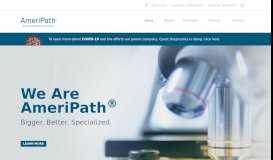 
							         AmeriPath: Anatomic Pathology Services – Ameripath.com								  
							    