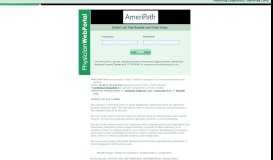 
							         Ameripath Physician Web Portal								  
							    