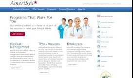 
							         Amerisys: Home Page								  
							    