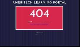 
							         AmeriTech Learning Portal Has Moved								  
							    