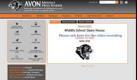 
							         AMHS | Avon Public Schools								  
							    