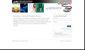 
							         AMI Benefits Portal | Login								  
							    