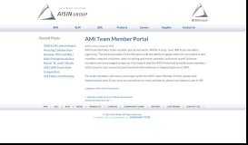 
							         AMI Team Member Portal - Aisin Illinois								  
							    