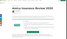 
							         Amica Insurance Review 2020 | NerdWallet								  
							    
