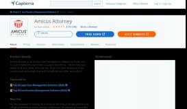 
							         Amicus Attorney Reviews and Pricing - 2019 - Capterra								  
							    