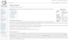 
							         Amicus Bank - Wikipedia								  
							    