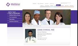 
							         Amir Usman, MD - WellStar West Georgia Medical Center								  
							    