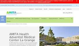 
							         AMITA Health Adventist Medial Center La Grange | AMITA Health								  
							    