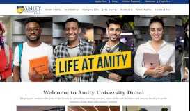 
							         Amity University, Dubai, UAE								  
							    