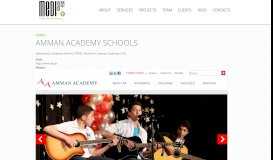 
							         Amman Academy Schools | Media Plus Jordan								  
							    