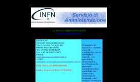 
							         Amministrazione - INFN-LNF								  
							    