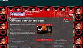 
							         Amnesia: Through the Portal | Markiplier Wiki | FANDOM powered by ...								  
							    
