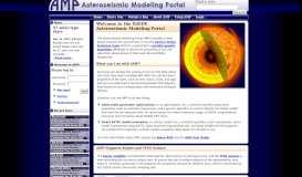 
							         AMP | Asteroseismic Modeling Portal								  
							    