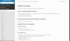 
							         Amplifi Changelog — Wifi Changelogs, Guides and Recommendations								  
							    