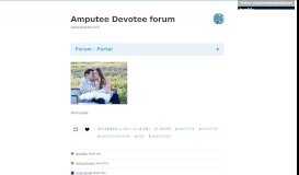 
							         Amputee Devotee forum — Forum - Portal								  
							    