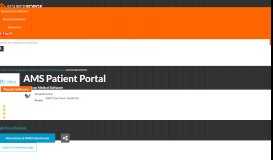 
							         AMS Patient Portal Reviews and Pricing 2019 - SourceForge								  
							    