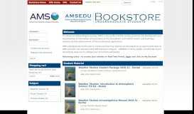 
							         AMSEDU Bookstore: Home								  
							    