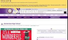 
							         Amsterdam High School | The Greater Amsterdam School District								  
							    