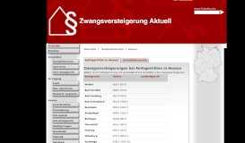 
							         Amtsgerichte in Hessen - www.zwangsversteigerung.de								  
							    