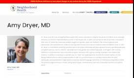 
							         Amy Dryer, MD – Neighborhood Health								  
							    