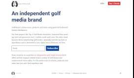 
							         An independent golf media brand								  
							    