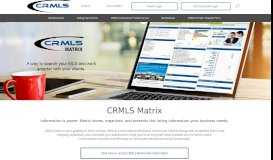 
							         An industry-leading MLS platform packed with ... - CRMLS								  
							    