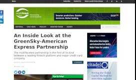 
							         An Inside Look at the GreenSky-American Express Partnership - Lend ...								  
							    