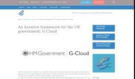 
							         An iterative framework for the UK government: G-Cloud | PICSE								  
							    