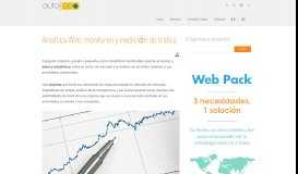 
							         Analítica Web: monitoreo y medición de trafico								  
							    