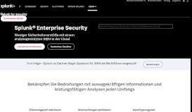 
							         Analysegestützte SIEM-Sicherheit | Splunk Enterprise Security | Splunk								  
							    