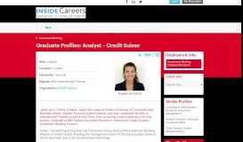 
							         Analyst – Credit Suisse | Graduate Jobs, Internships & Careers Advice ...								  
							    