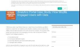 
							         Analytics Portal Case Study: How Mozilla Engaged Users with Data ...								  
							    