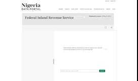 
							         Anambra - Federal Inland Revenue Service - Nigeria Data Portal								  
							    