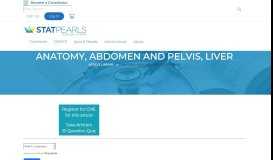 
							         Anatomy, Abdomen and Pelvis, Liver Article - StatPearls								  
							    