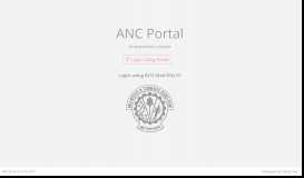
							         ANC Portal | Login								  
							    