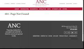 
							         ANC Secondary Schools - Access Portal - Academy of the New Church								  
							    