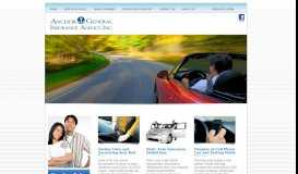 
							         Anchor General Insurance: Auto Insurance								  
							    