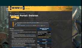 
							         Ancient Portal: Dalaran | WoWWiki | FANDOM powered by Wikia								  
							    