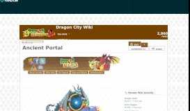 
							         Ancient Portal | Dragon City Wiki | FANDOM powered by Wikia								  
							    