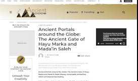 
							         Ancient Portals around the Globe: The Ancient Gate of Hayu Marka ...								  
							    