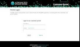 
							         AND Customer Portal - Advanced Network Devices								  
							    