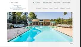 
							         Anderson at Clairmont | Clairmont Apartments Atlanta | Welcome								  
							    