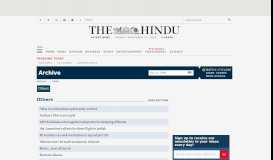 
							         Andhra Bank staff to intensify stir - The Hindu								  
							    