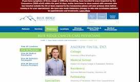 
							         Andrew E. Fintel, D.O. - Blue Ridge Cancer Care								  
							    